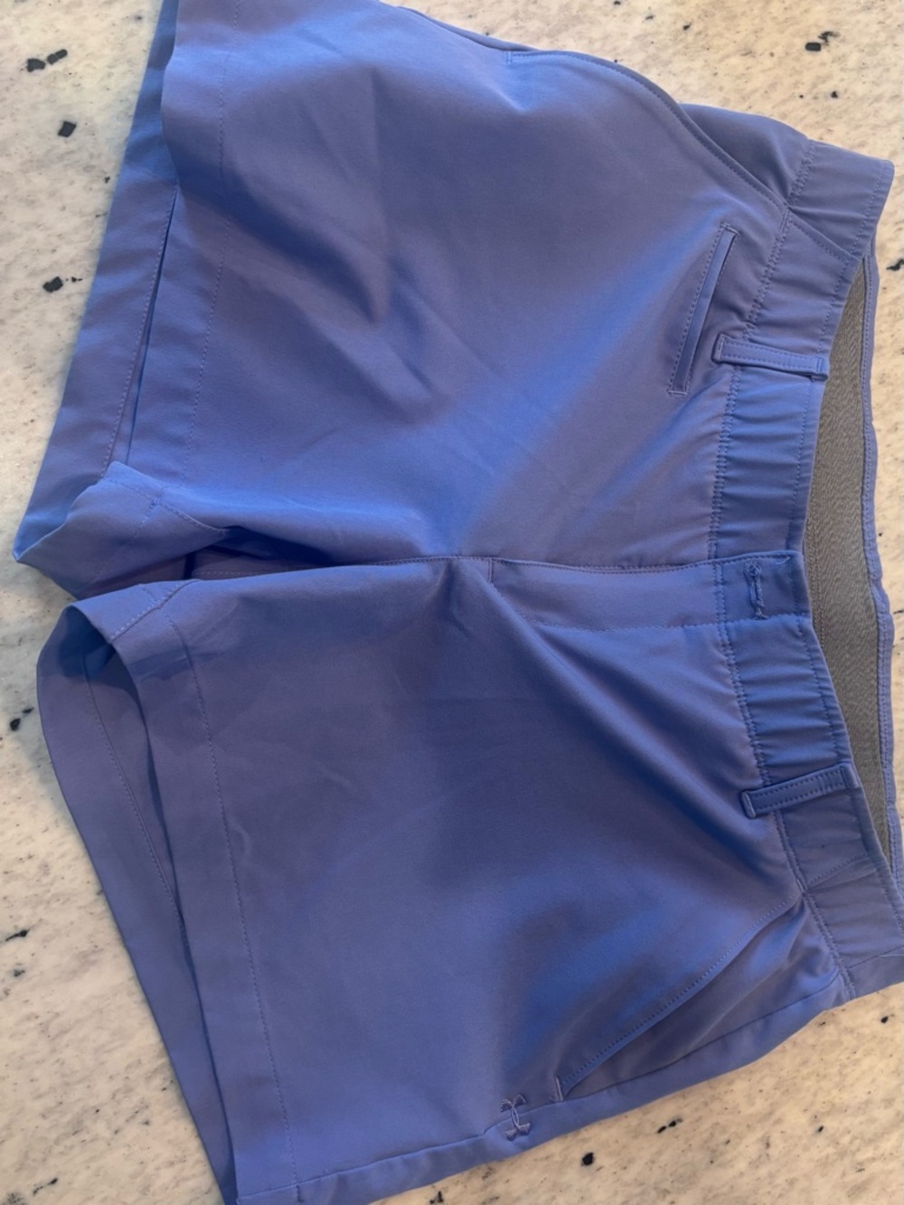 Under Armour 4” inseam Women's Athletic Shorts in Periwinkle
